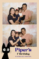 October 5, Piper's 1st Birthday