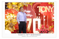 February 7, Tony's 70th Birthday