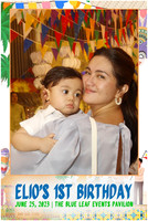 June 25, Elio's 1st Birthday