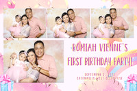September 2, Romiah Vienne's First Birthday Party