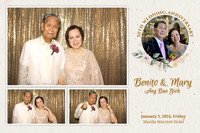 January 5, Benito & Mary's 50th Wedding Anniversary