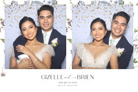 January 24, Gizelle & Brien's Wedding Booth 1