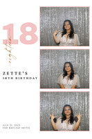 July 21, Zette's 18th Birthday