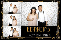 January 28, Edrick's 40th Birthday